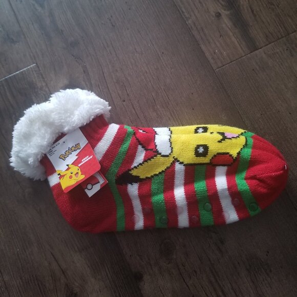 Pokemon Pikachu Cozy Socks - Christmas Theme - Picture 1 of 5